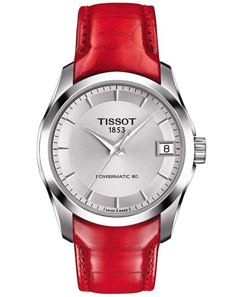 women's tissot leather.